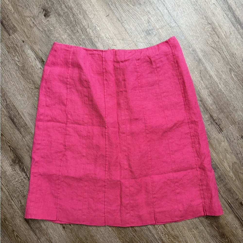 Talbots • Irish Linen A-Line Skirt